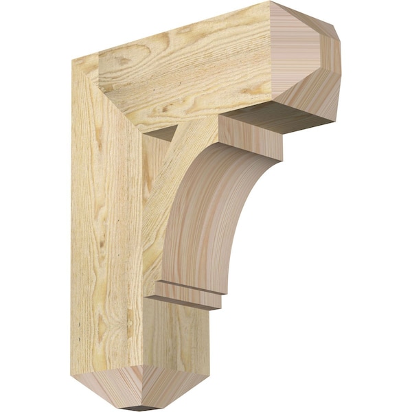 Ekena Millwork Imperial Craftsman Rough Sawn Bracket, Douglas Fir, 6"W x 18"D x 22"H BKT06X18X22IMP04RDF - main